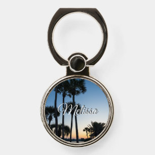 Palm Trees Sunrise Destin Florida Phone Grip