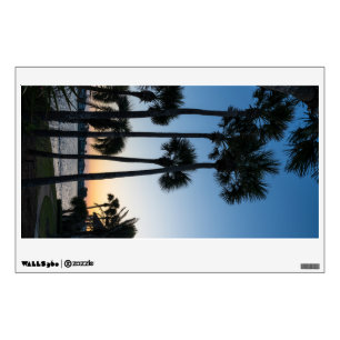 Palm Trees Sunrise Destin Florida Wall Decal