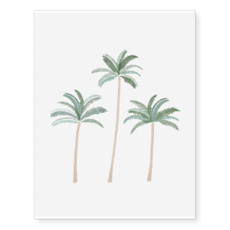 Palm Trees Temporary Tattoos