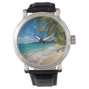 Palm Trees Tropical Beach Ocean Watch