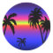 Palm Trees Tropical Sunset Sticker