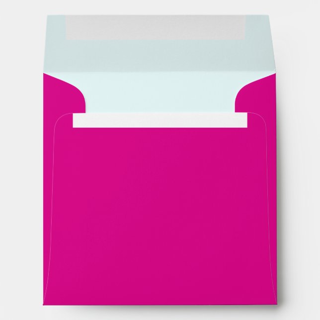 Palm Trees Wedding Collection Save the Date Envelope (Back (Bottom))