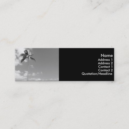 Palm Treet Skinny Profile Card Business Cards