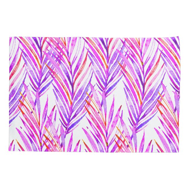 Palm Whisperer Hawaiian Tropical Warm Pillow Case (Back)