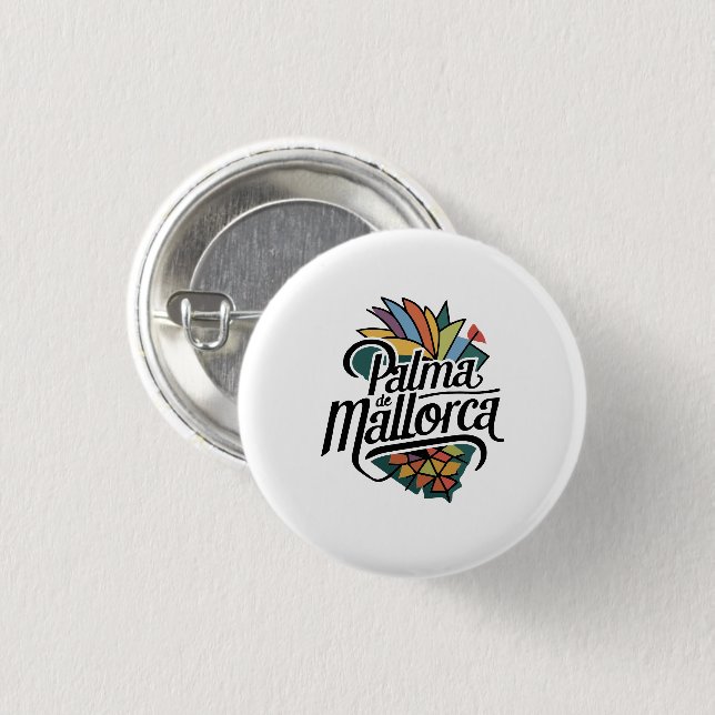 Palma de Mallorca Button (Front & Back)