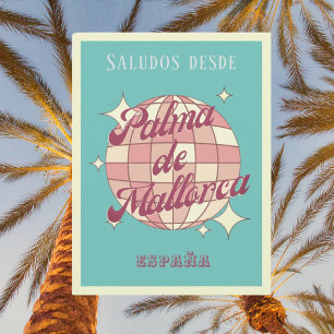 Palma de Mallorca España retro vintage Postcard