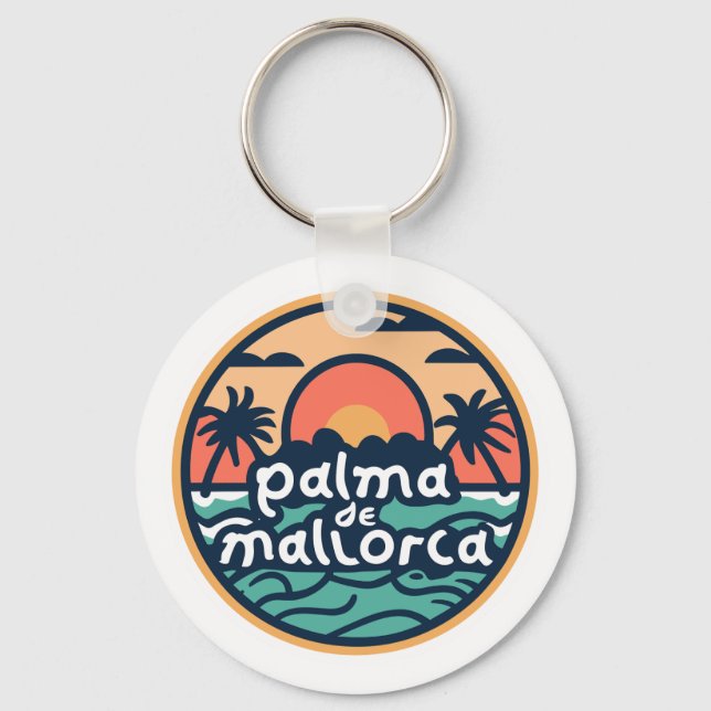 Palma de Mallorca Keychain (Front)