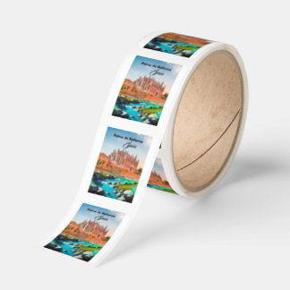 Palma de Mallorca Postcard Spain Travel Keepsake M Square Sticker