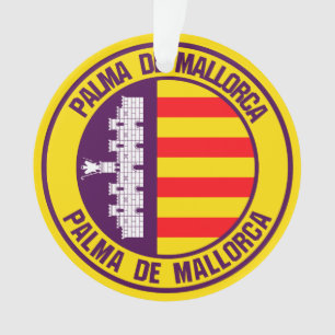 Palma de Mallorca Round Emblem Ornament