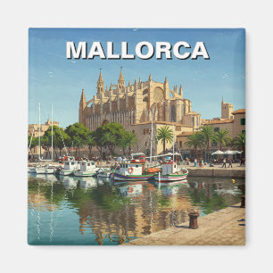 Palma de Mallorca Spain Travel Magnet