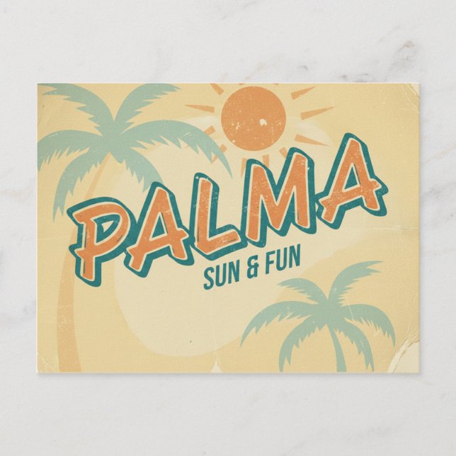  Palma de Mallorca , Sun & Fun Postcard (Front)