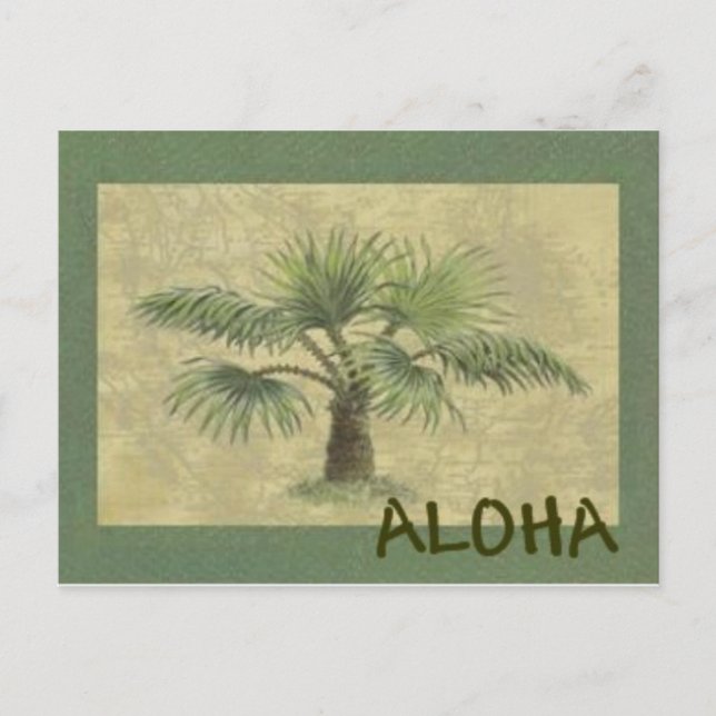 Palmas ALOHA Postcard (Front)