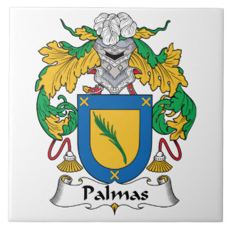 Palmas Family Crest Ceramic Tile