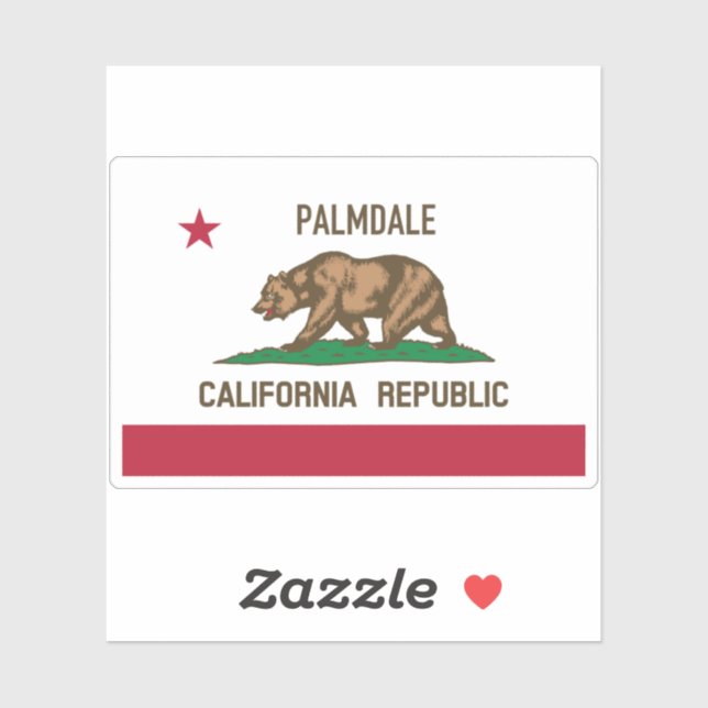 Palmdale CA Sticker (Sheet)