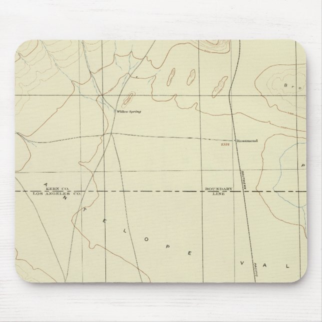 Palmdale quadrangle showing San Andreas Rift Mouse Pad (Front)