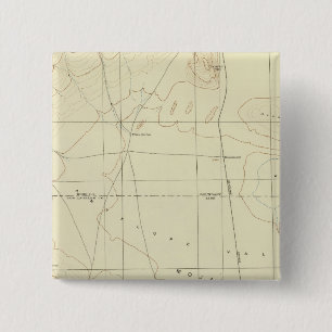 Palmdale quadrangle showing San Andreas Rift Pinback Button