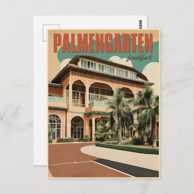 palmengarten botanical garden frankfurt postcard (Front/Back)