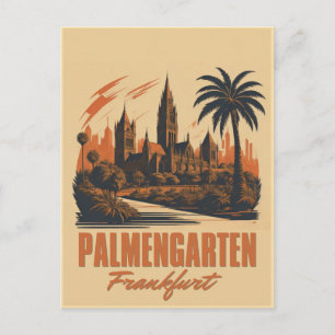 palmengarten botanical garden frankfurt postcard