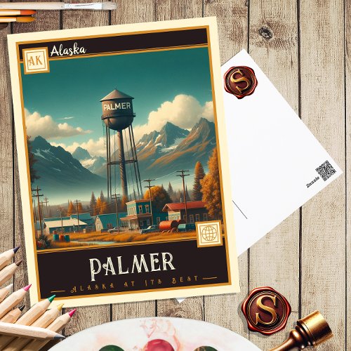 Palmer Alaska  Vintage Postcard