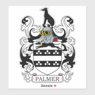 Palmer Family Crest  Sticker