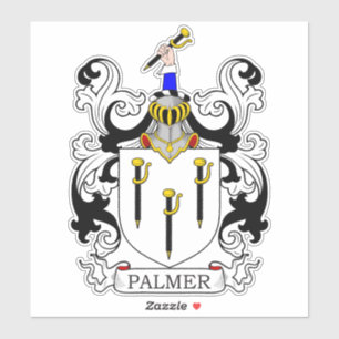 Palmer Family Crest Sticker