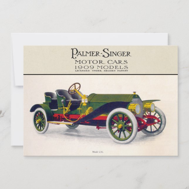 Palmer-Singer Motor Cars, 1909 (Front)