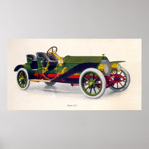 Palmer_Singer Motor Cars Advertisement 1909 Poster