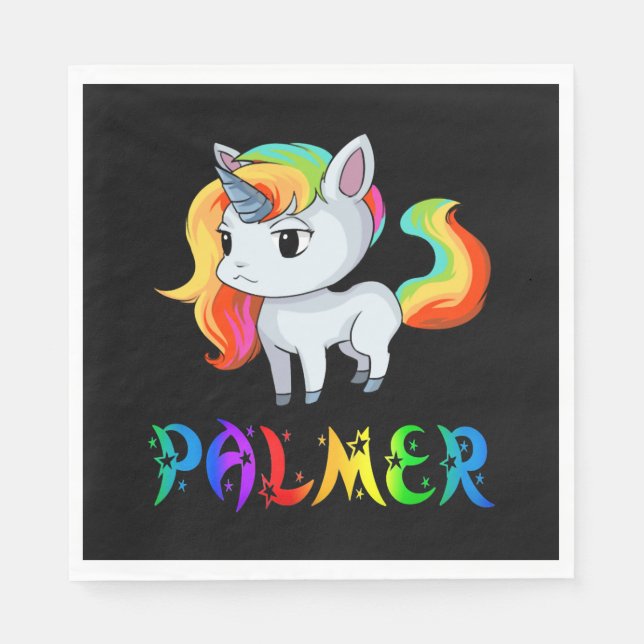 Palmer Unicorn Napkins (Front)