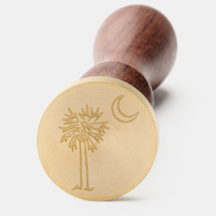 Palmetto Moon Crescent Wax Seal Wax Seal Stamp