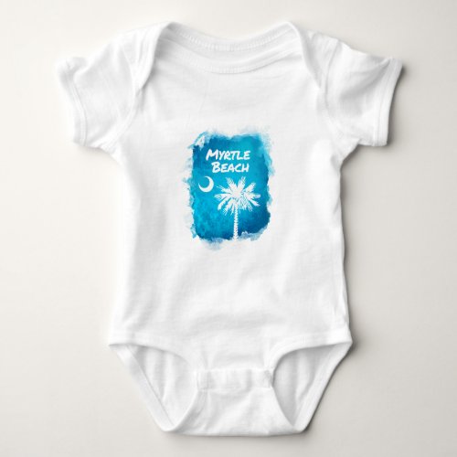 Palmetto Paint Splatter Baby Bodysuit