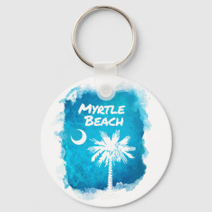 Palmetto Paint Splatter Keychain