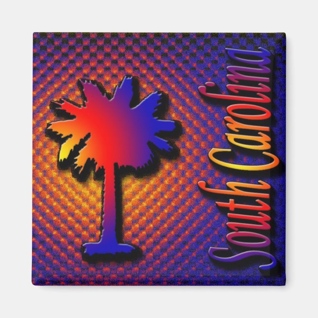 palmetto South Carolina magnet (Front)