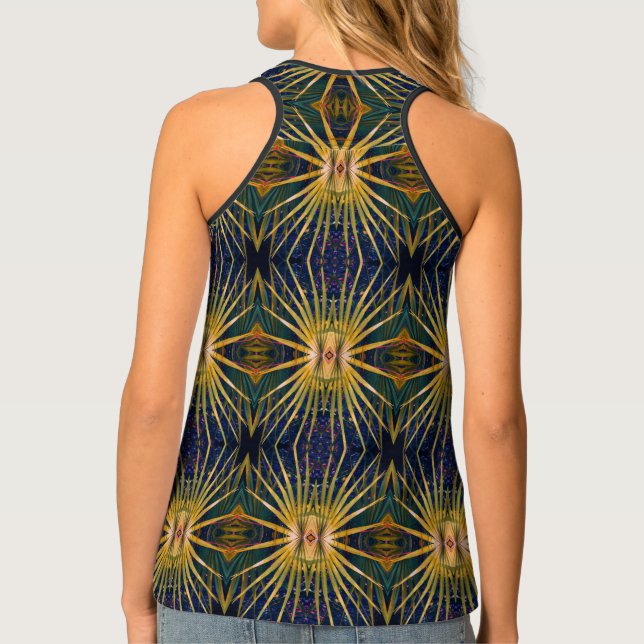 Palmetto Sunburst Tank Top (Back)