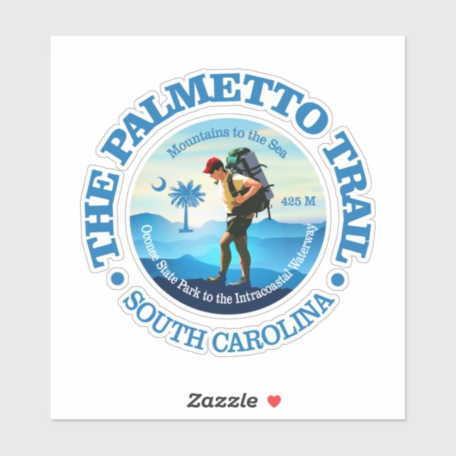 Palmetto Trail (C) Sticker (Sheet)