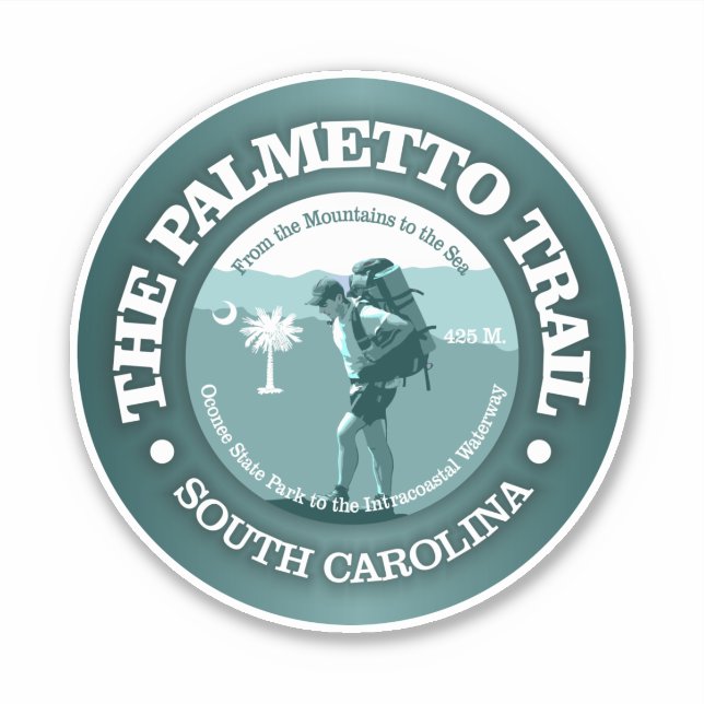 Palmetto Trail (T) Sticker (Front)