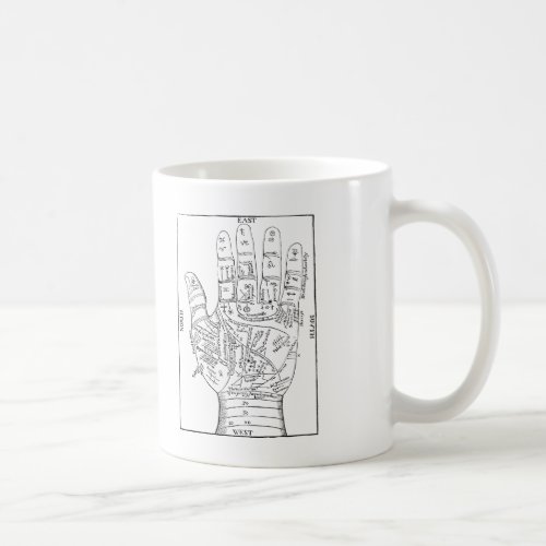 Palmistry 1671 coffee mug