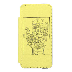 Palmistry, 1671 wallet case for iPhone SE/5/5s