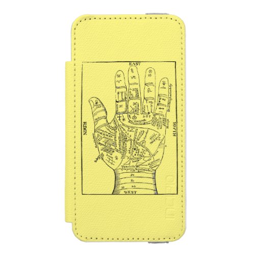 Palmistry 1671 wallet case for iPhone SE55s