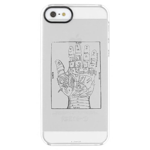Palmistry 1671 clear iPhone SE55s case