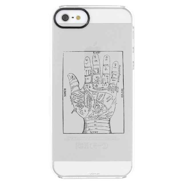 Palmistry, 1671 uncommon iPhone case (Back)