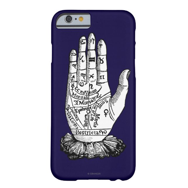 Palmistry Chart, 1885 Case-Mate iPhone Case (Back)