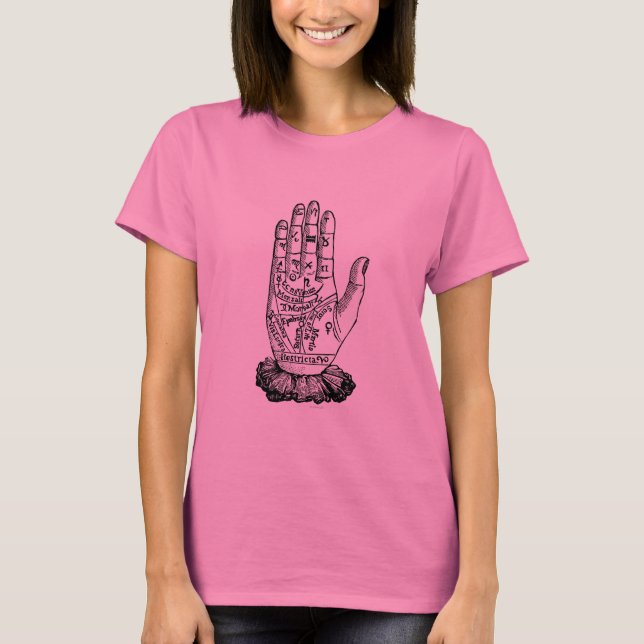 Palmistry Chart, 1885 T-Shirt (Front)