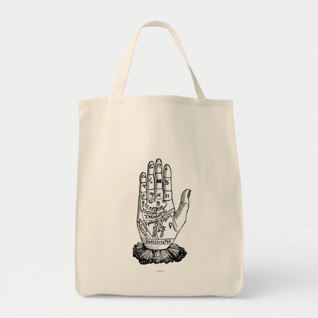 Palmistry Chart, 1885 Tote Bag (Front)