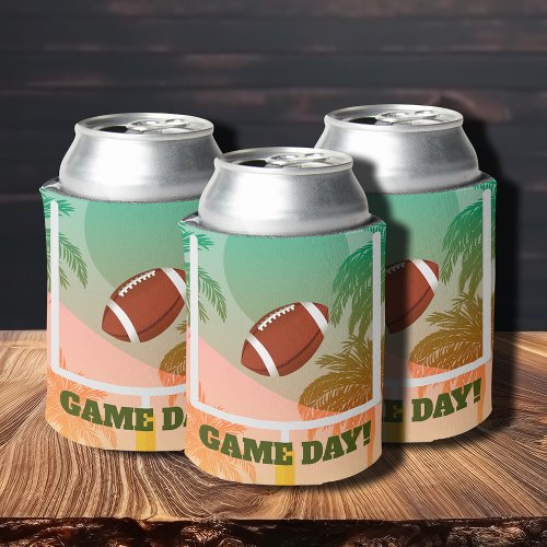 Palms and Football Uprights Can Cooler