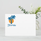 Palms and orange sun (Standing Front)