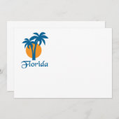 Palms and orange sun (Front/Back)