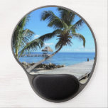 Palms And Pier Gel Mouse Pad at Zazzle