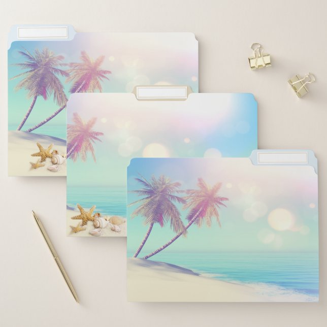 Palms Beach Seashells  File Folder (Set)