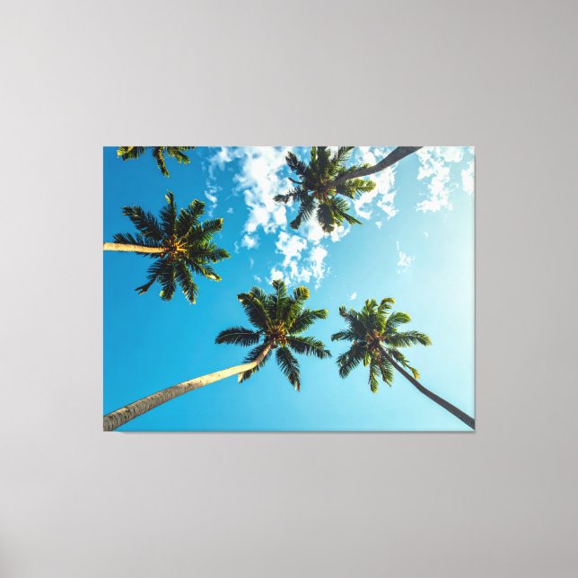 Palms Canvas Print (Front)
