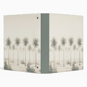 Palms in Miami 3 Ring Binder